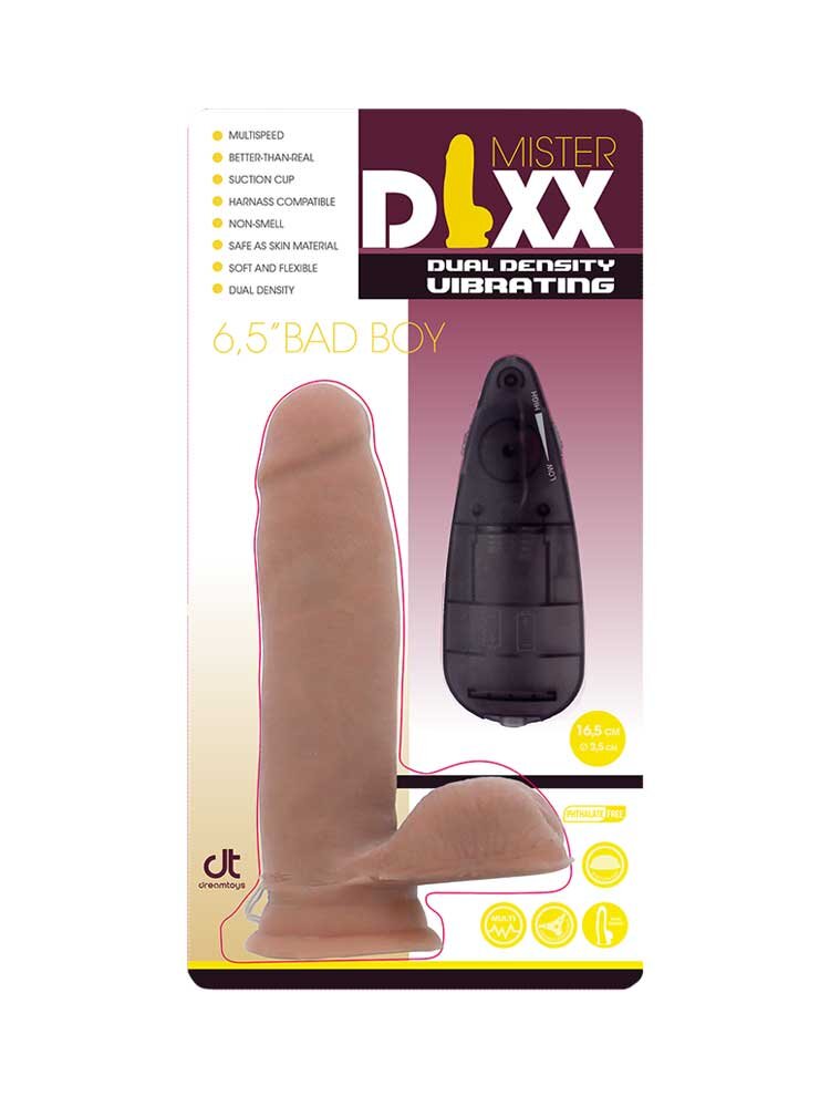 Mr Dixx Bad Boy 16.50cm Vibrator by Dream Toys