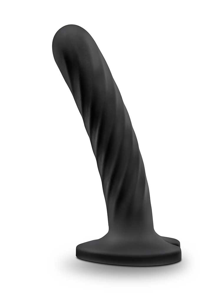 13.2cm Twist Medium Dildo Temptasion Black Blush Novelties