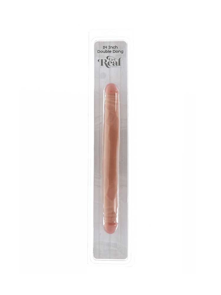 Get Real Double Dong 35cm Natural by ToyJoy