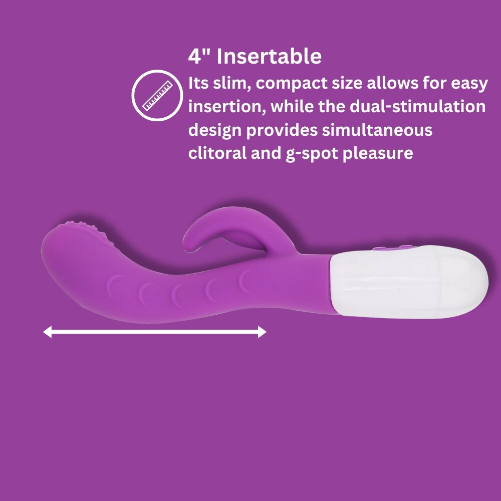 20.0cm Jessica Rabbit Textured Rabbit Vibrator Loving Joy