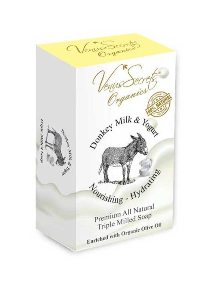 Σαπούνι με γάλα γαϊδάρας και γιαούρτι από 110gr Venus Secrets Organics