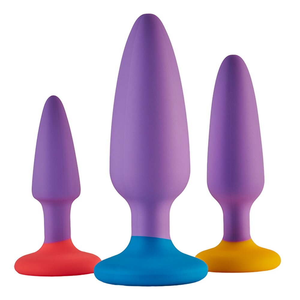 11.0cm Smooth Adventure Anal 3-Set Love Plugs Dream Toys
