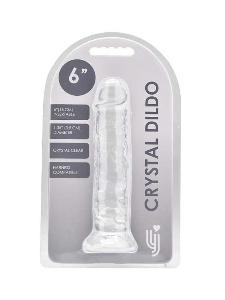 18.0cm Dildo no Balls Suction Cup Clear Loving Joy