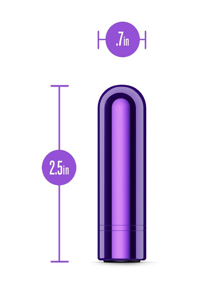 6.3cm Kool Vibes Rechargable Bullet Vibrator Purple Blush Novelties