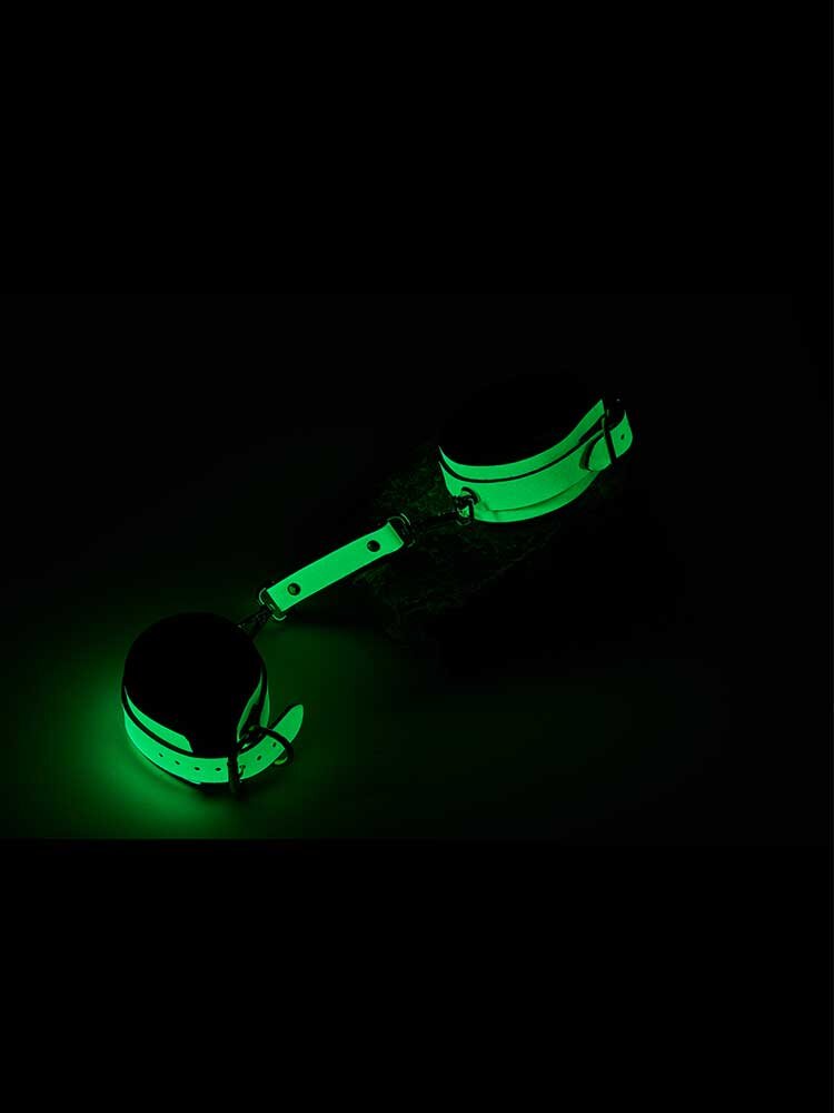 Radiant Ankle Cuffs Glow in the Dark Green by Dream Toys