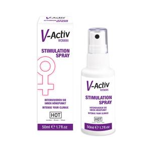 V Active  Spray Stimulating for Women 50ml by HOT Austria