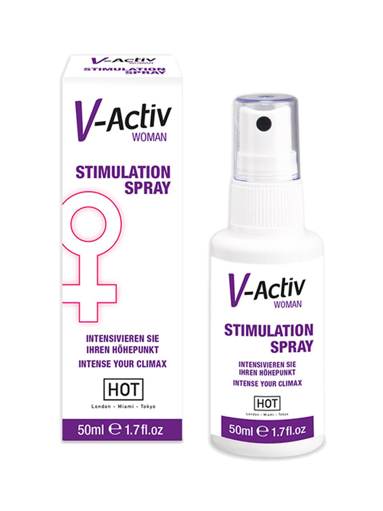 V Active  Spray Stimulating for Women 50ml by HOT Austria
