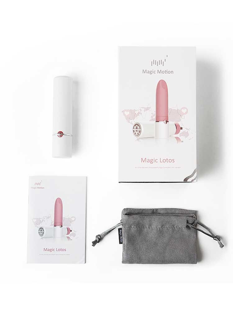 10.0cm Magic Lotos App Controlled Mini Vibrator Magic Motion