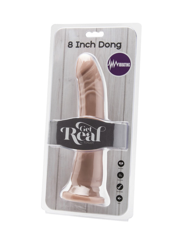 Get Real 20cm Vibrator Natural by ToyJoy