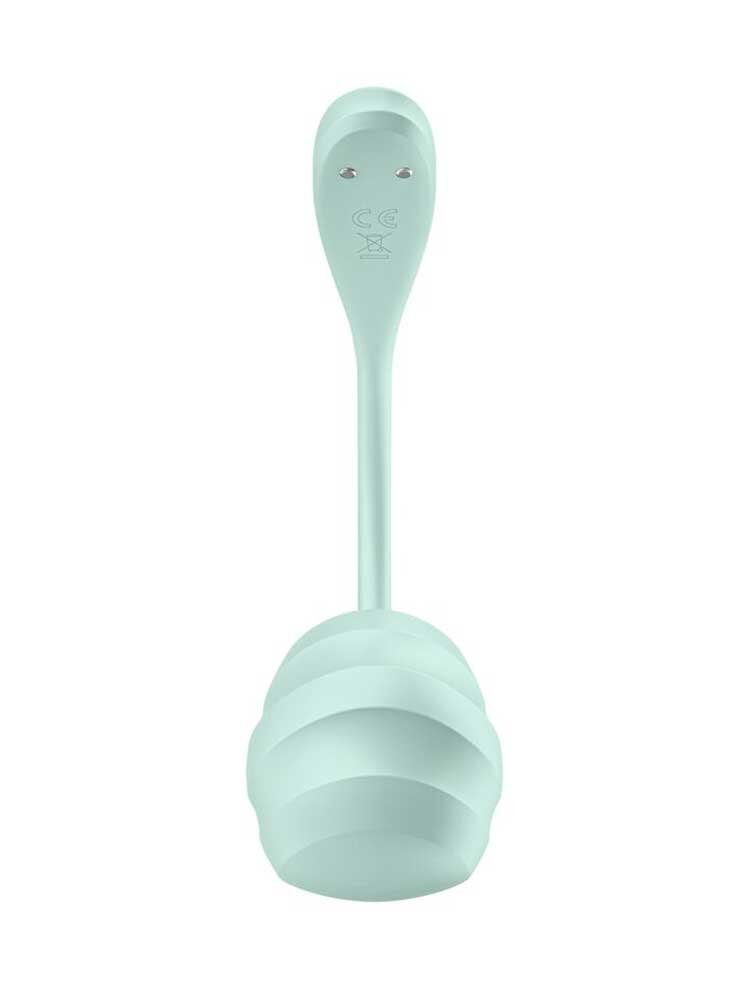 Smooth Petal G-Spot Vibrator App Controlled Green Satisfyer