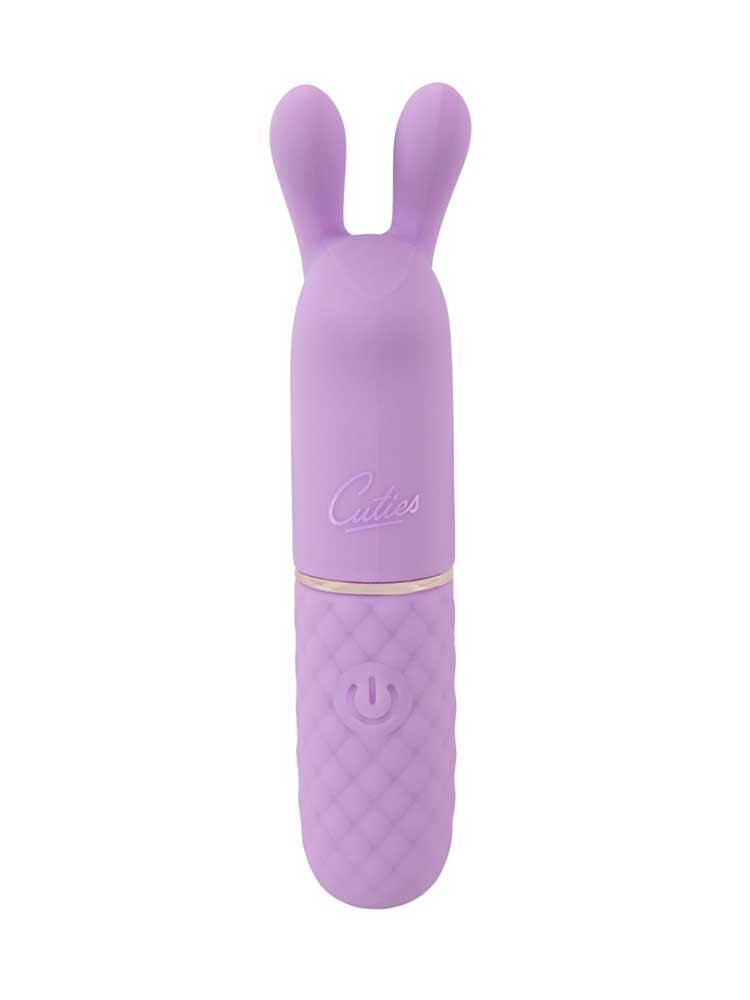 10.8cm Cuties Silky Touch Mini Rabbit Ears Vibrator Purple You2Toys