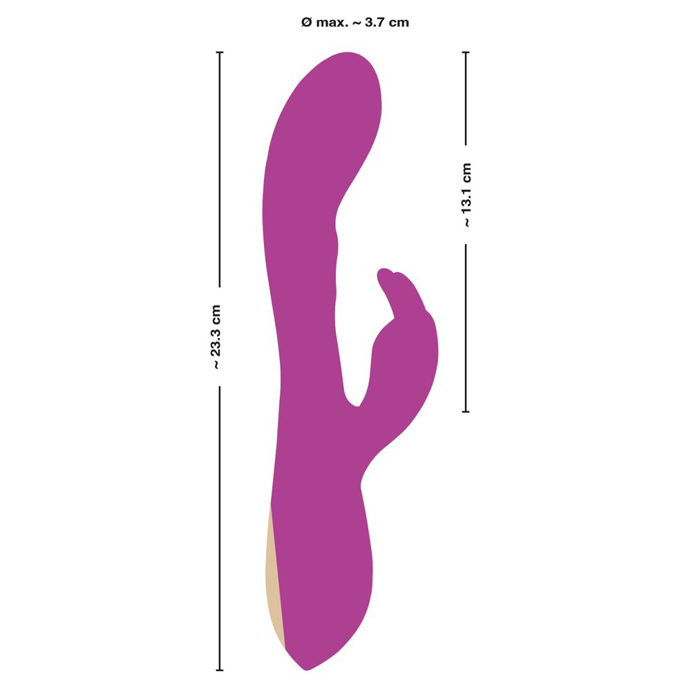 23.4cm Javida Thumping Rabbit Vibrator by Orion