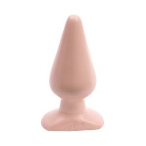Large Smooth Butt Plug 14cm Natural by Doc Johnson