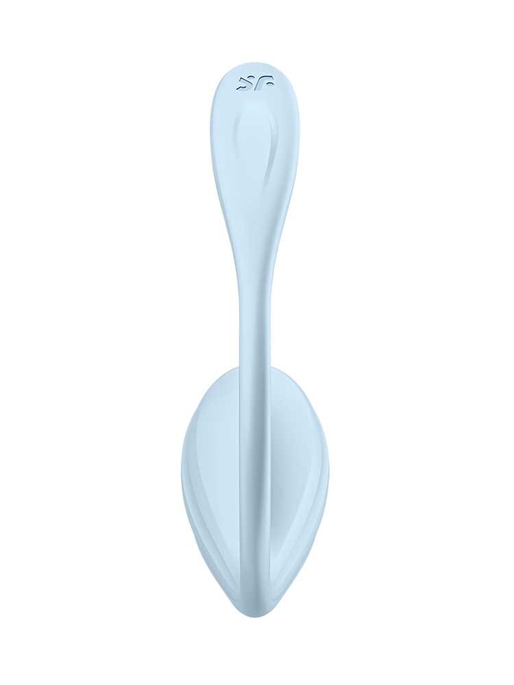 22.0cm Smooth Petal G-Spot Vibrator App Controlled Blue Satisfyer