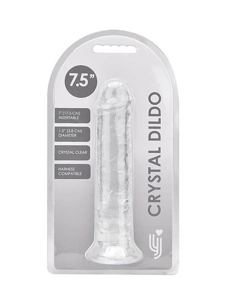 19.0cm Dildo Suction Cup Clear Loving Joy