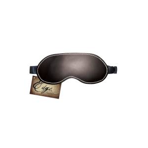 Edge Lined Leather Blindfold by Sportsheets