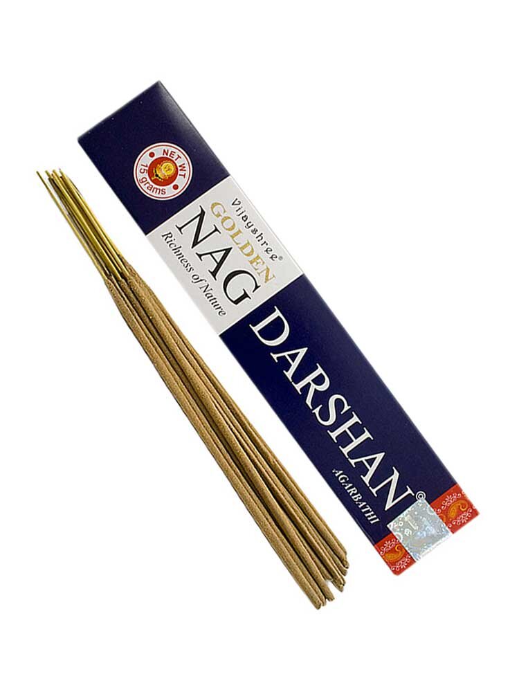 Golden Nag Darshan Αρωματικά Sticks Χώρου 15gr/15τεμάχια Vijayshree Fragrance