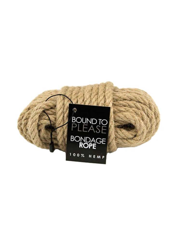 Cotton Bondage Rope Natural Brown 10m by Loving Joy