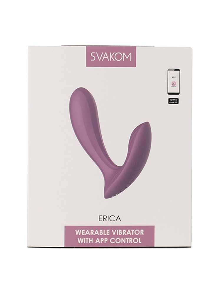 10.4cm Erica Wearable App Vibrator Pink Svakom