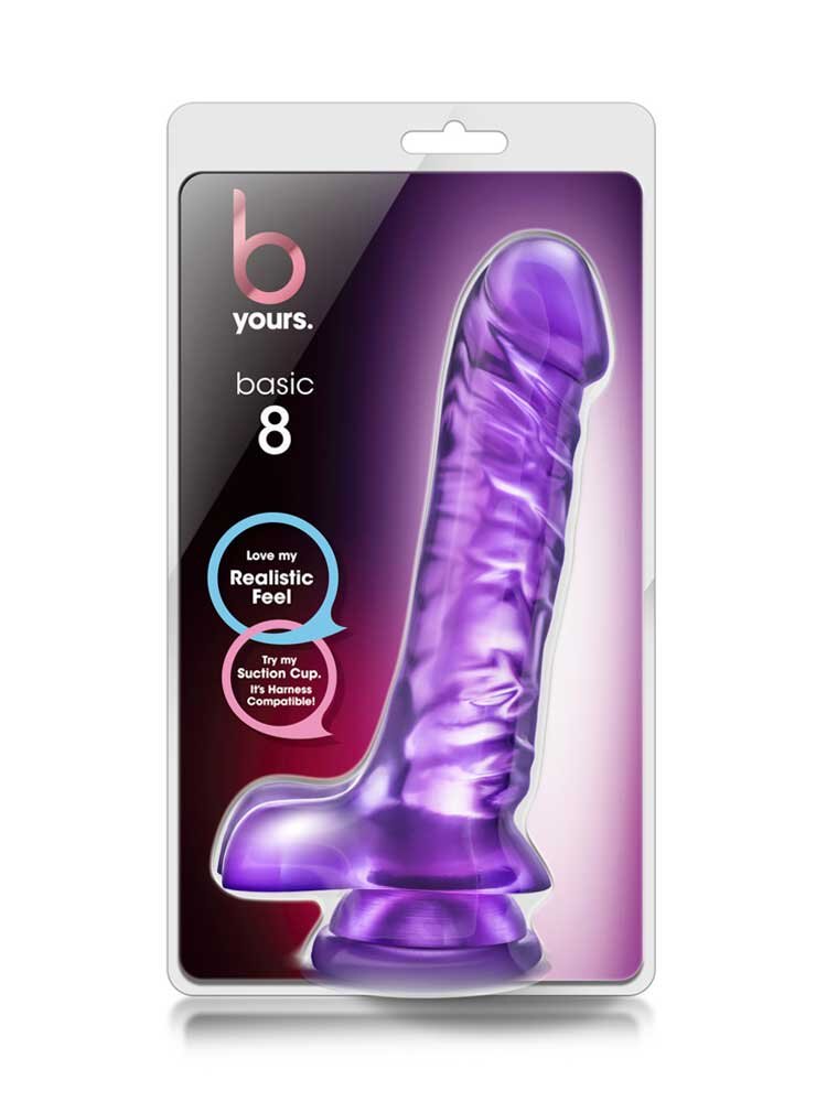 22.8cm B Yours Basic Dildo Purple Blush Novelties