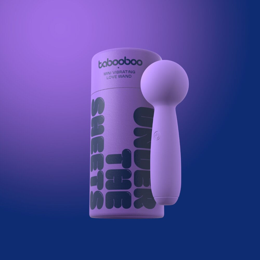 11.5cm Under The Sheets Mini Wand Vibrator Tabooboo