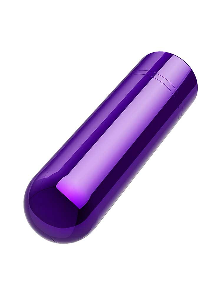 6.3cm Kool Vibes Rechargable Bullet Vibrator Purple Blush Novelties