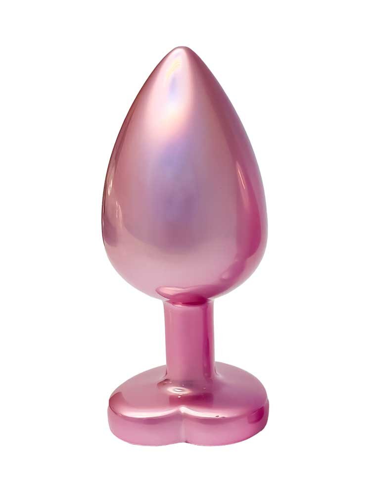 4.3cm Ø Large Heart Gleaming Love Plug Pink 9.5cm Dream Toys