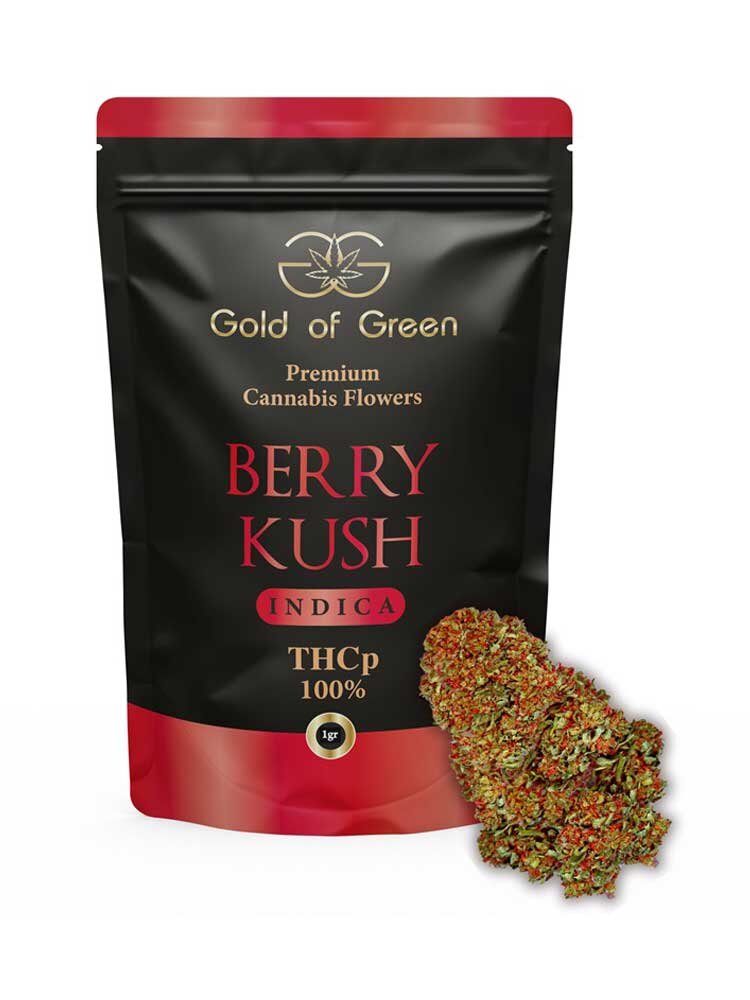 Berry Kush Indica 100% THCp 2gr Gold of Green