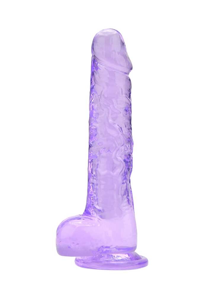 20.0cm Dildo with Balls Purple Loving Joy