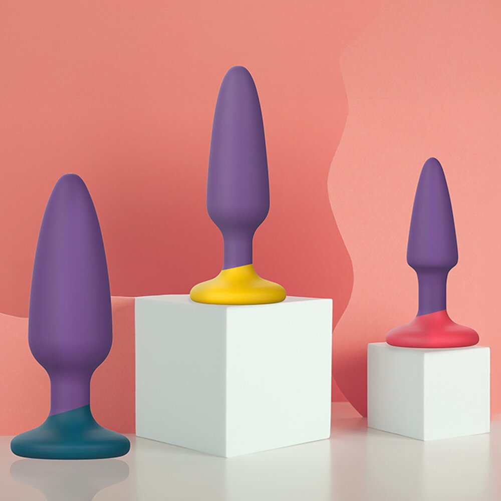 11.0cm Smooth Adventure Anal 3-Set Love Plugs Dream Toys