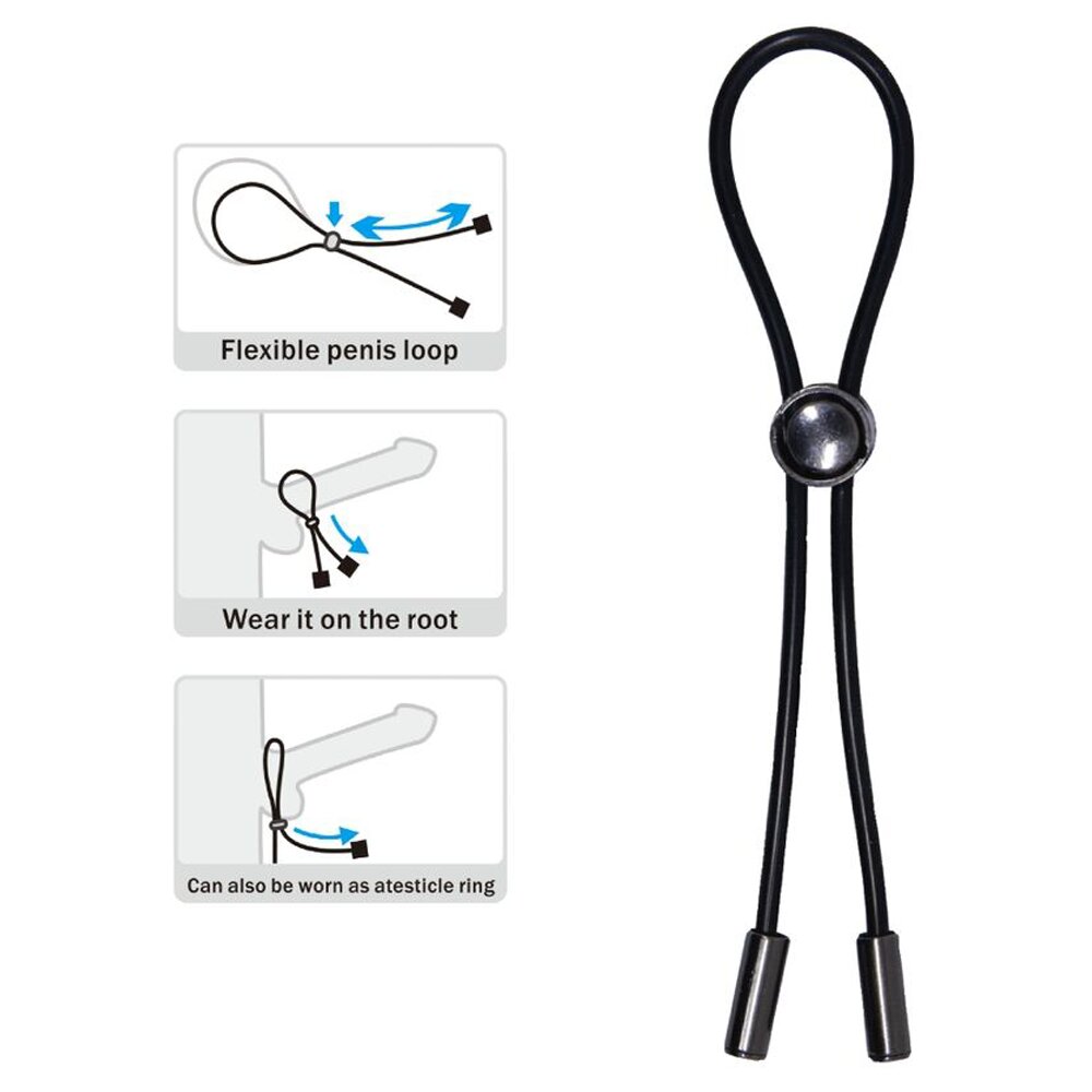 Cord Lasso Delay Magic Ring Black Pretty Love