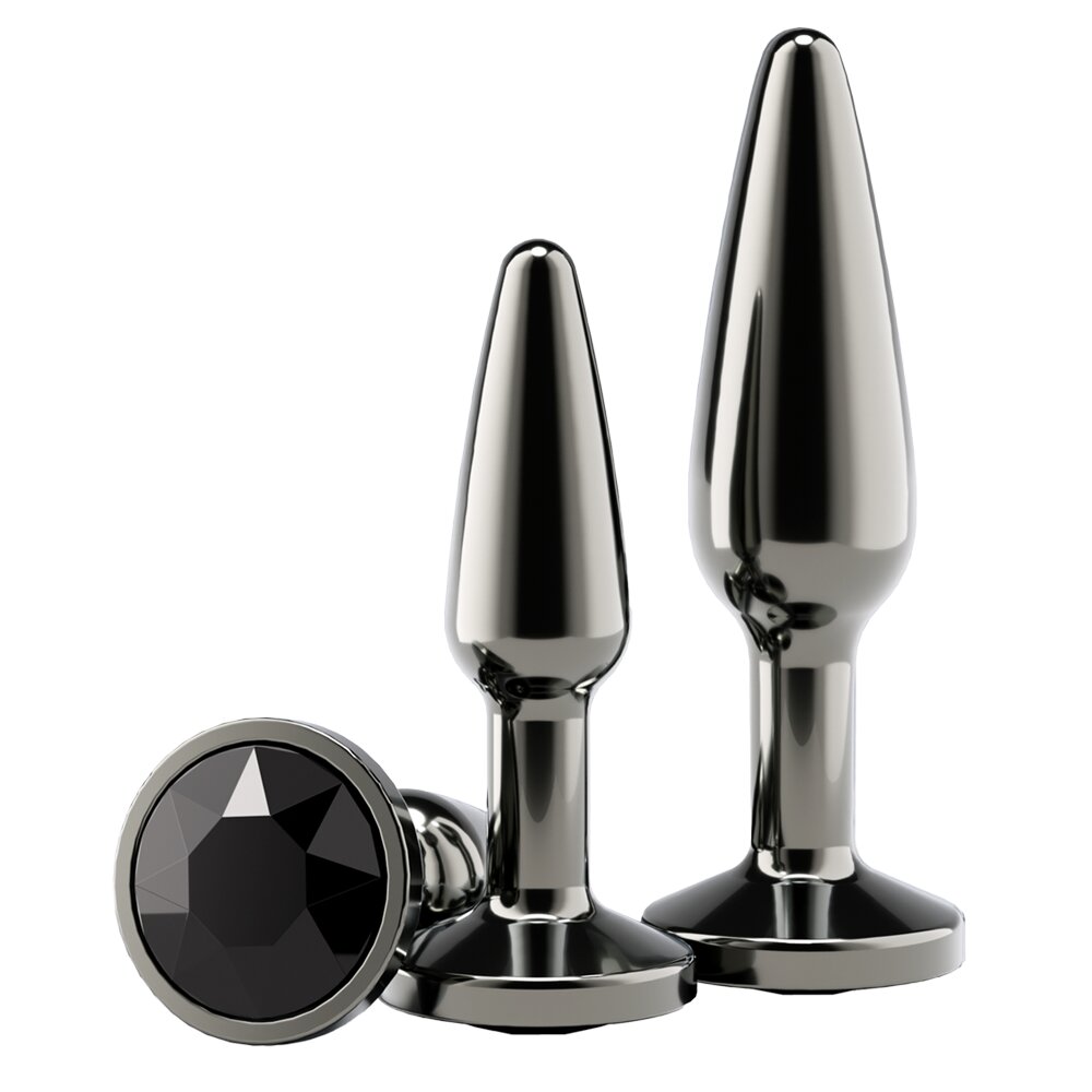 3.2cm ØMax Gunmetal Trainer Set Black 9.9cm Ns Novelties