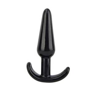 11.0cm Butt Plug Black Loving Joy