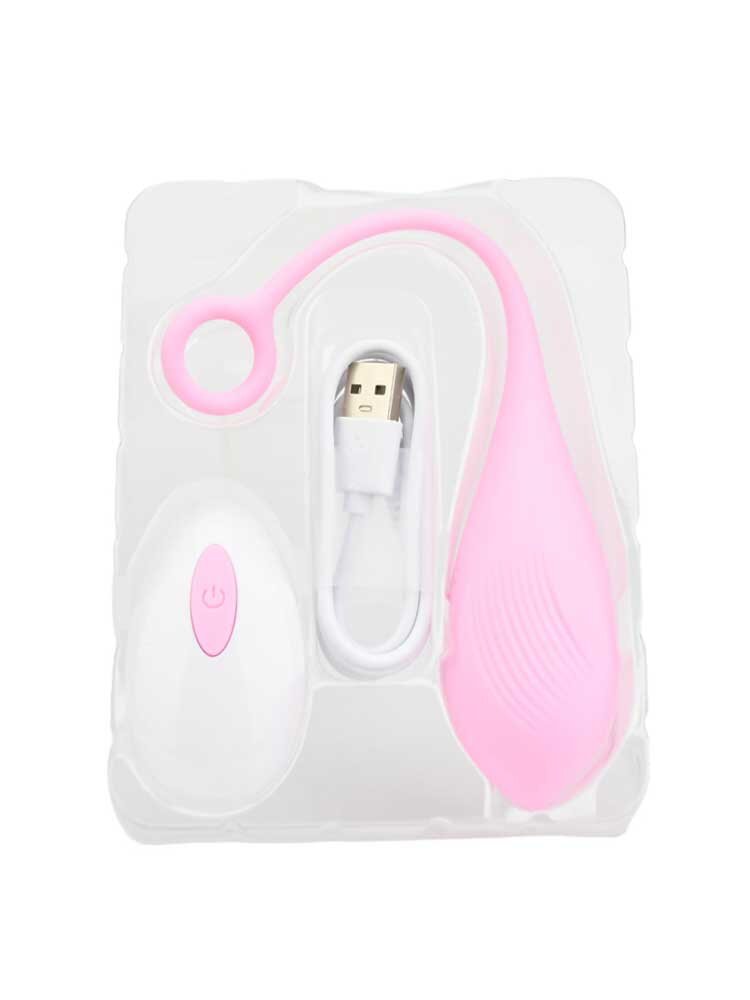 20.0cm Remote Controlled Vibrating Egg Pink Loving Joy