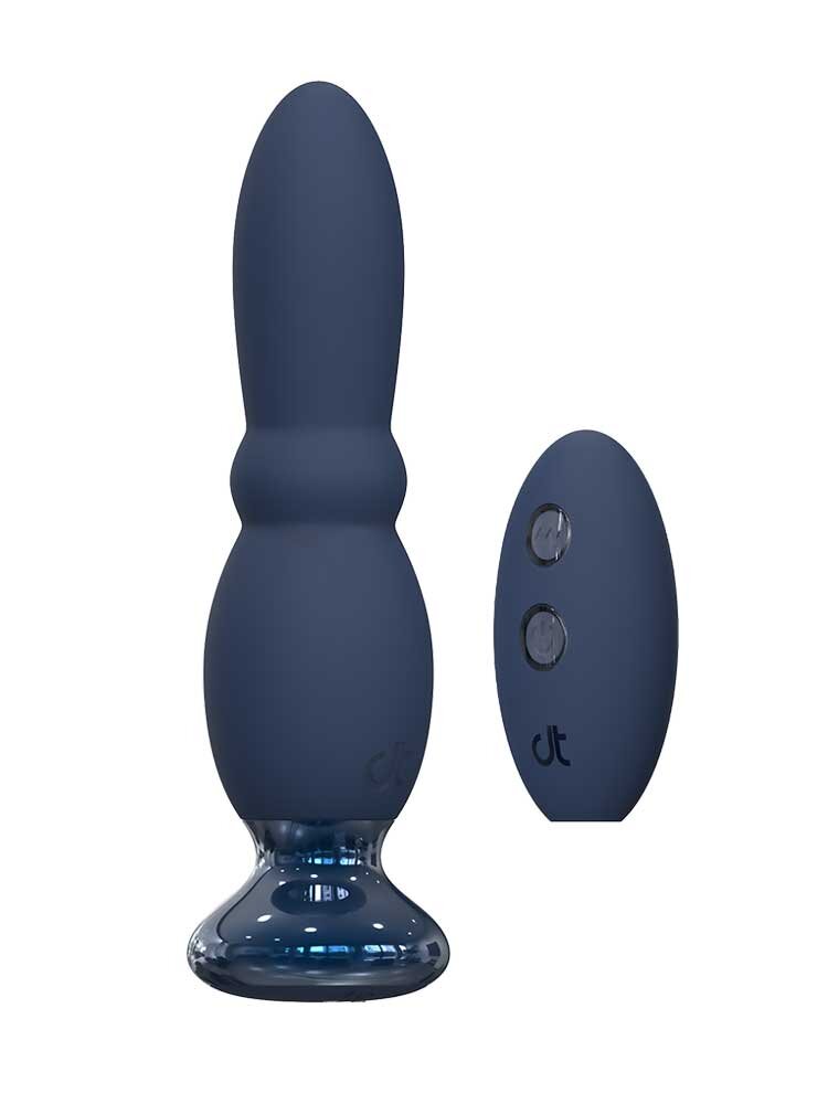 2.8.0cm Ø Glam Beaded Anal Vibe Blue 12.1cm Dream Toys