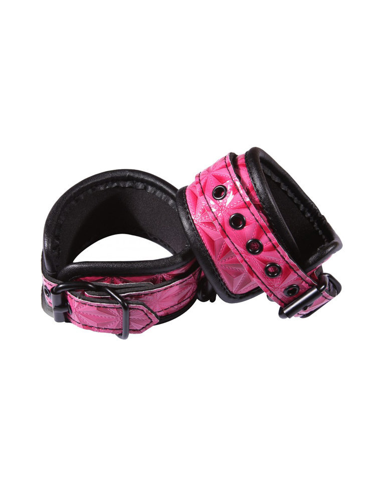 Sinful Pink Wrist Cuffs by NS Novelties