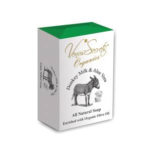 Σαπούνι με γάλα γαϊδάρας και αλόη από Venus Secrets Organics 150gr