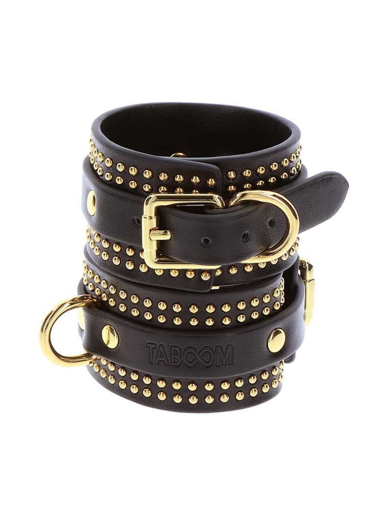 Studded Ankle Cuffs Vogue Black Taboom