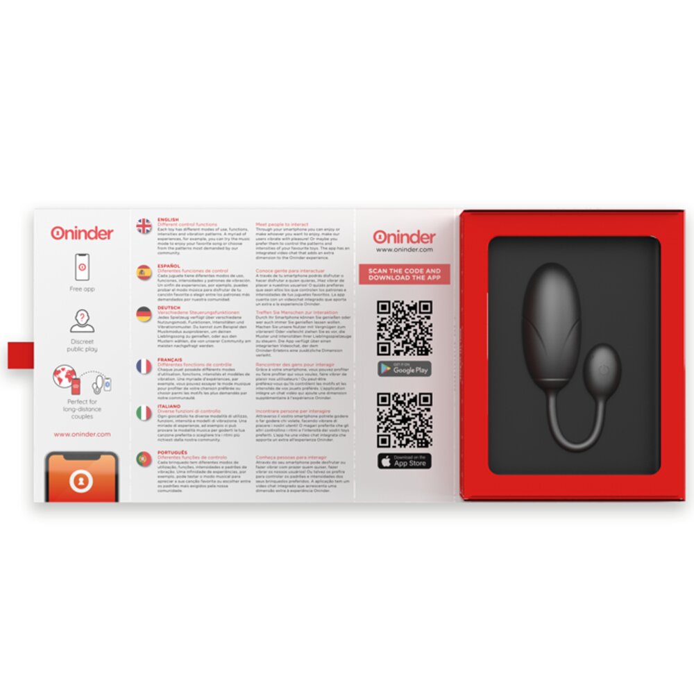 7.5cm Tokyo App Controlled Vibrating Egg Oninder