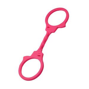 Timeless Silicone Handcuffs Pink by Toyz4Lovers