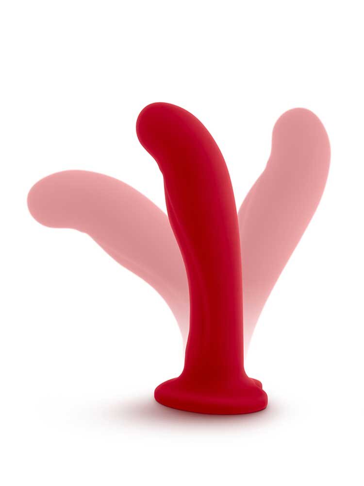 15.2cm Jezebel Temptation Curved G-Spot Dildo Red Blush Novelties