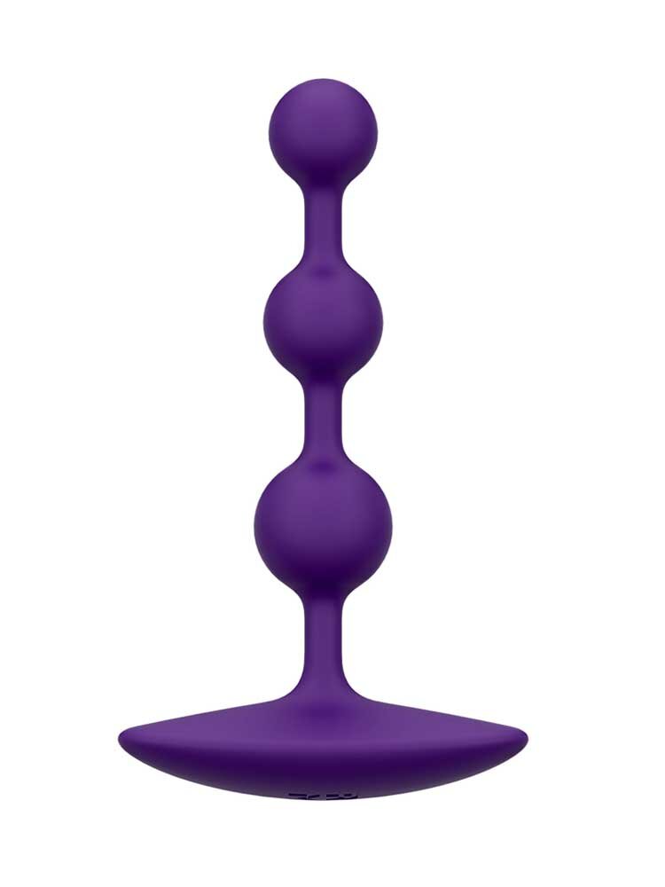 13.5cm Amp Anal Beads Purple Romp