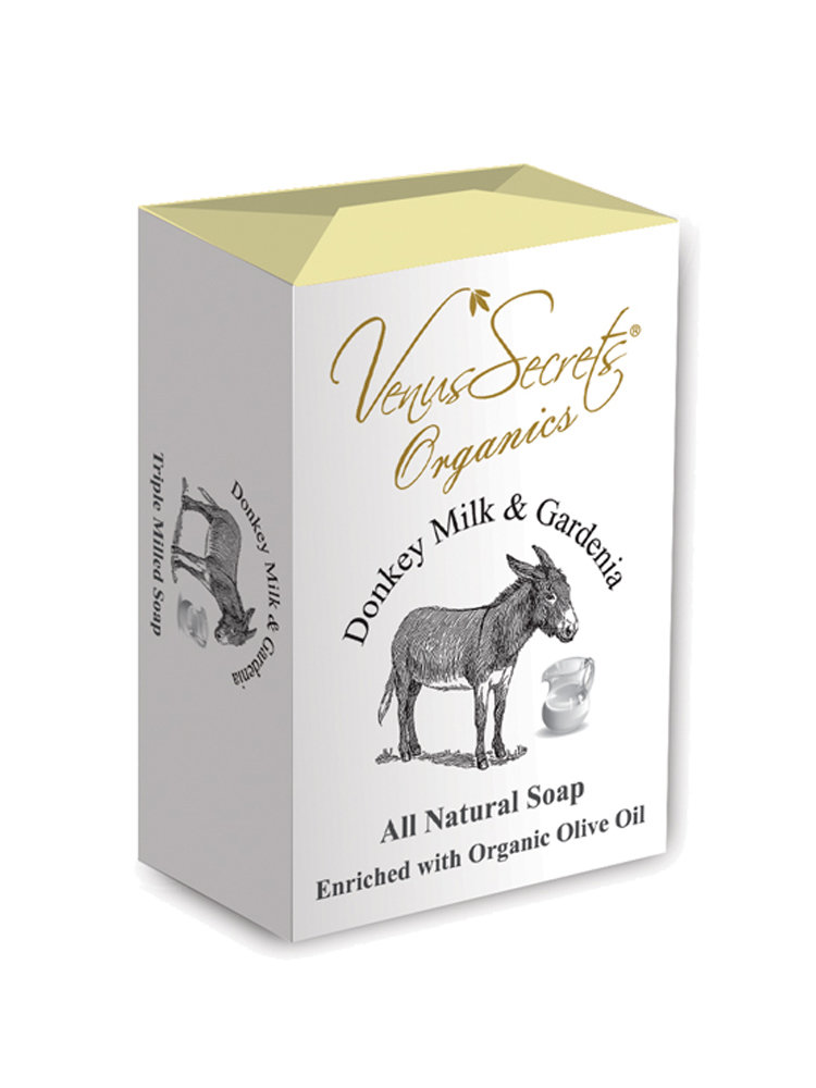 Σαπούνι με γάλα γαϊδάρας και γαρδένια από Venus Secrets Organics
