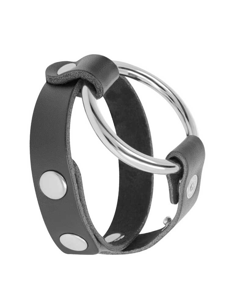Darkness BDSM Cock & Testicle Ring Black DreamLove