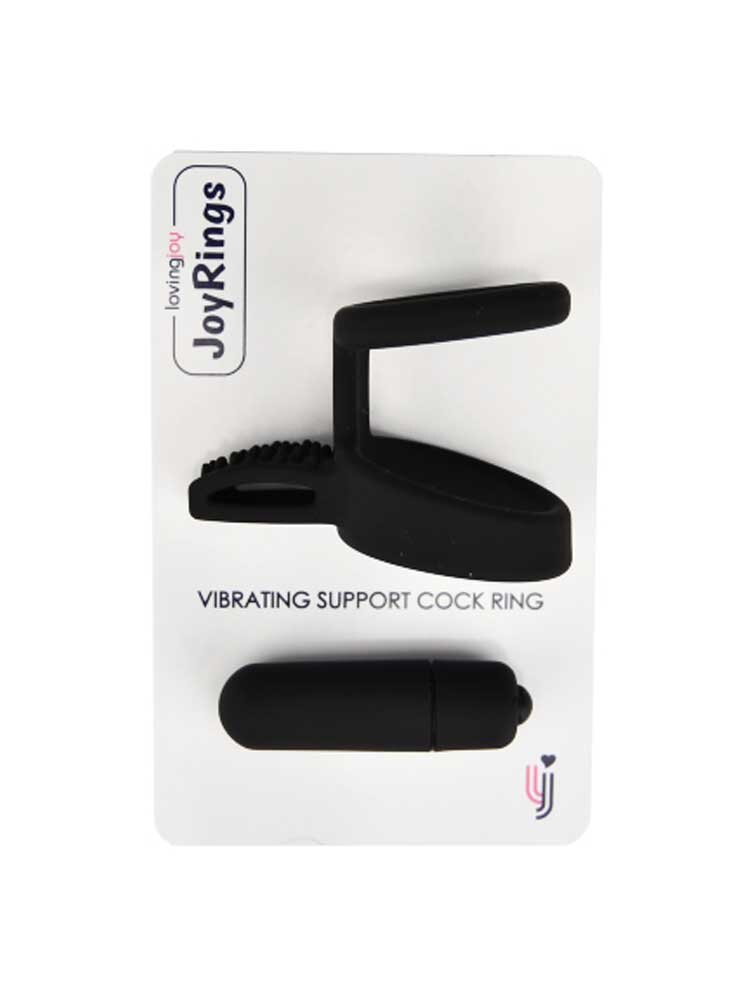 JoyRings Silicone Vibrating Support Cock Ring Loving Joy