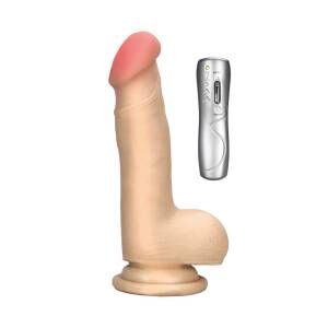 Real Stuff Realistic Vibrator 16.50cm with Remote by Dream Toys