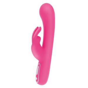 21.5cm Exciting Love Rabbit Vibrator Pink by ToyJoy