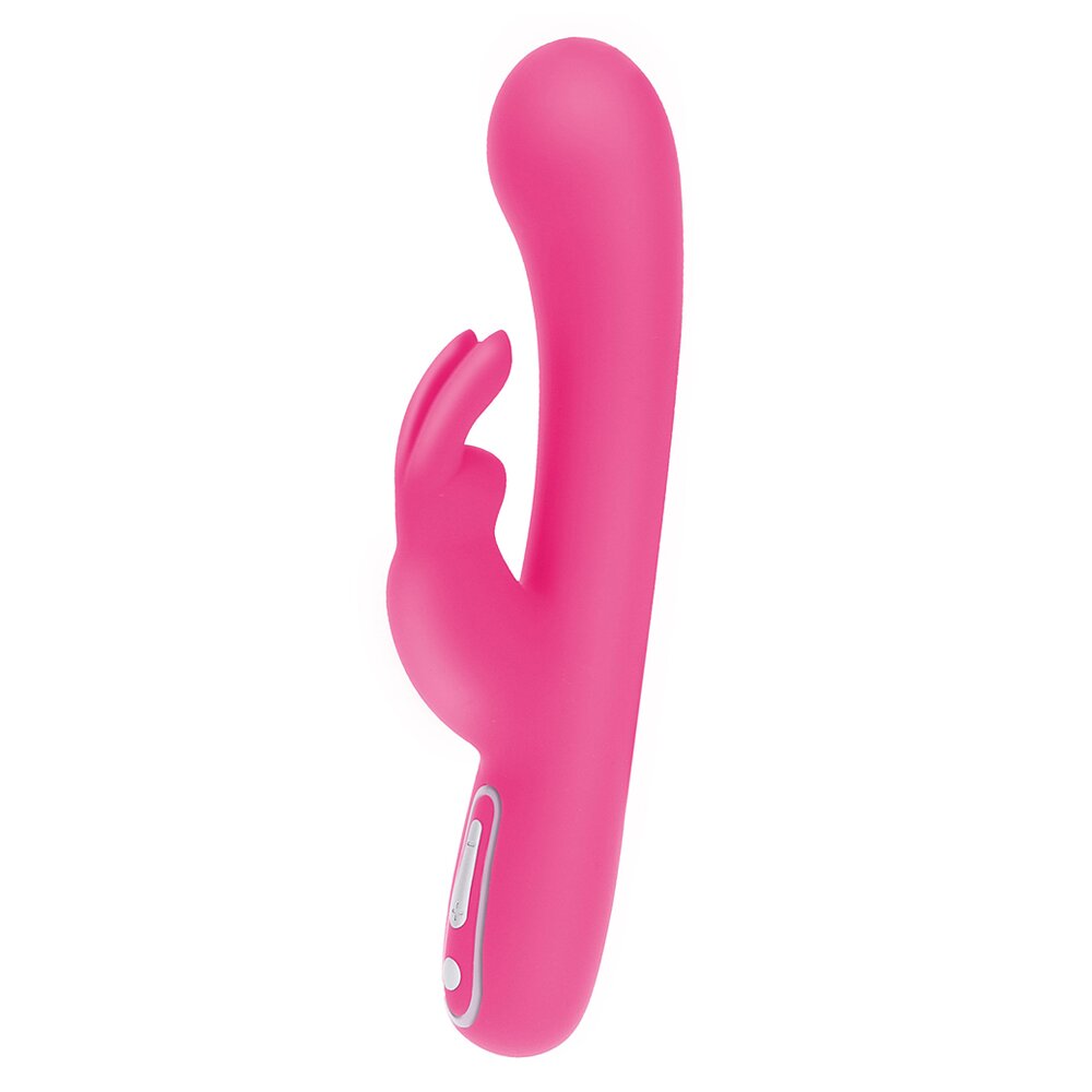 21.5cm Exciting Love Rabbit Vibrator Pink by ToyJoy