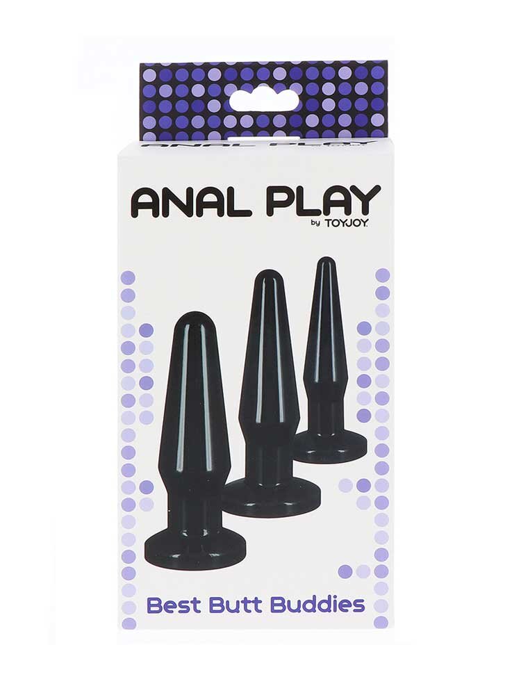 Best Butt Buddies Anal Set Black By ToyJoy