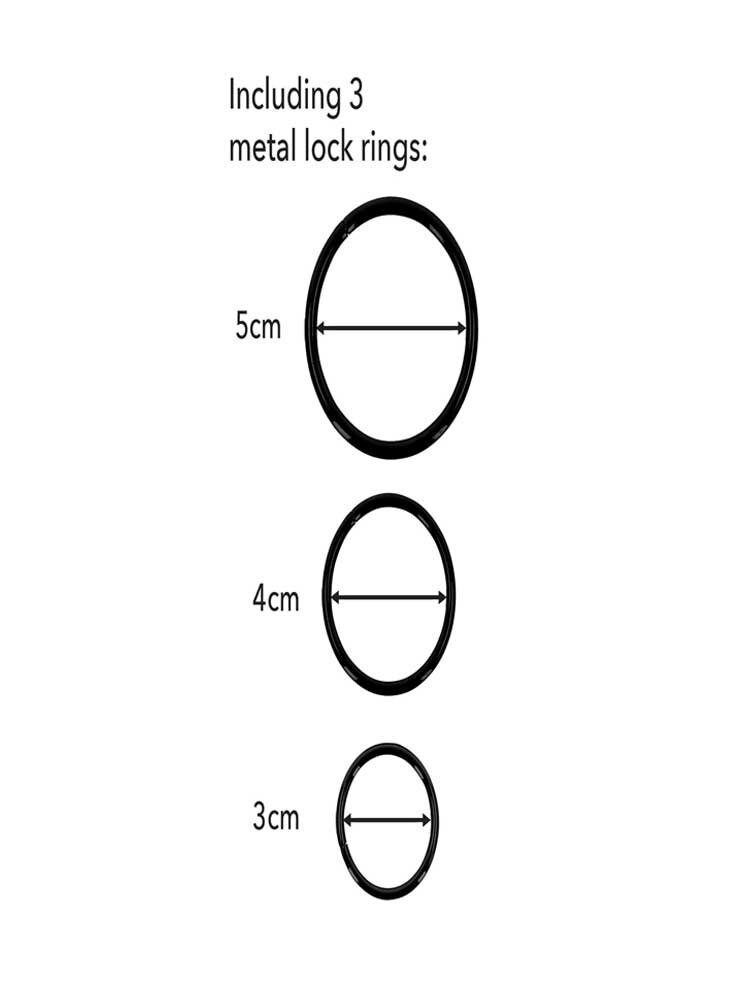 Inferno Back Support Strap On Black (χωρίς ομοίωμα) Hiden Desire